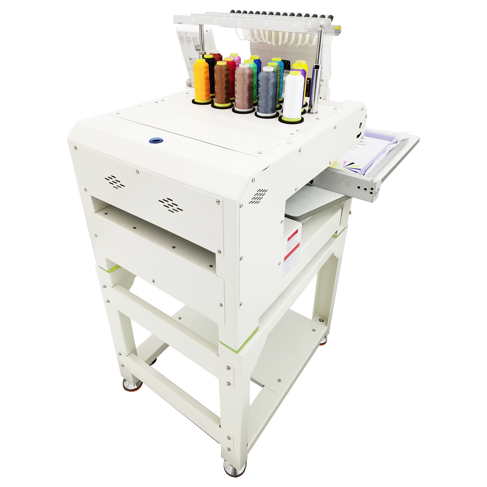 Automatic Commercial DIY Personalized Embroidery Machine Single Head 15 Needles