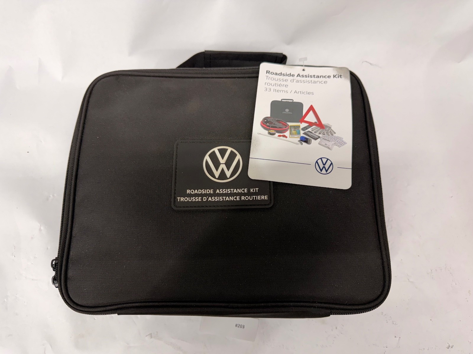 Genuine Volkswagen VW Roadside Assistance Kit - Black 000-093-059-AH - Brand New
