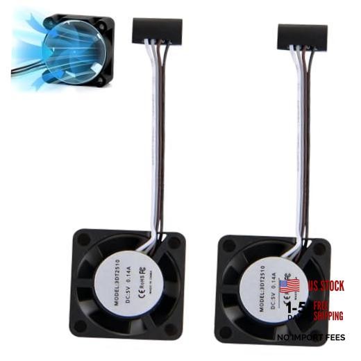 2PCS Extruder Hotend Cooling Fan for Bambu lab P1P/P1S 3D For P1 Series