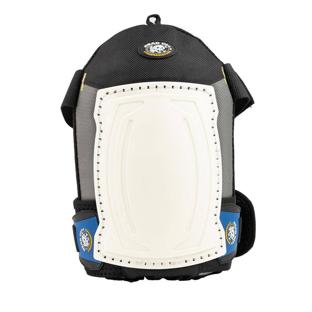 Geldome Swivel Slider Hard Cap Gel Padded Work Knee Pads with Mesh Lining and Ho