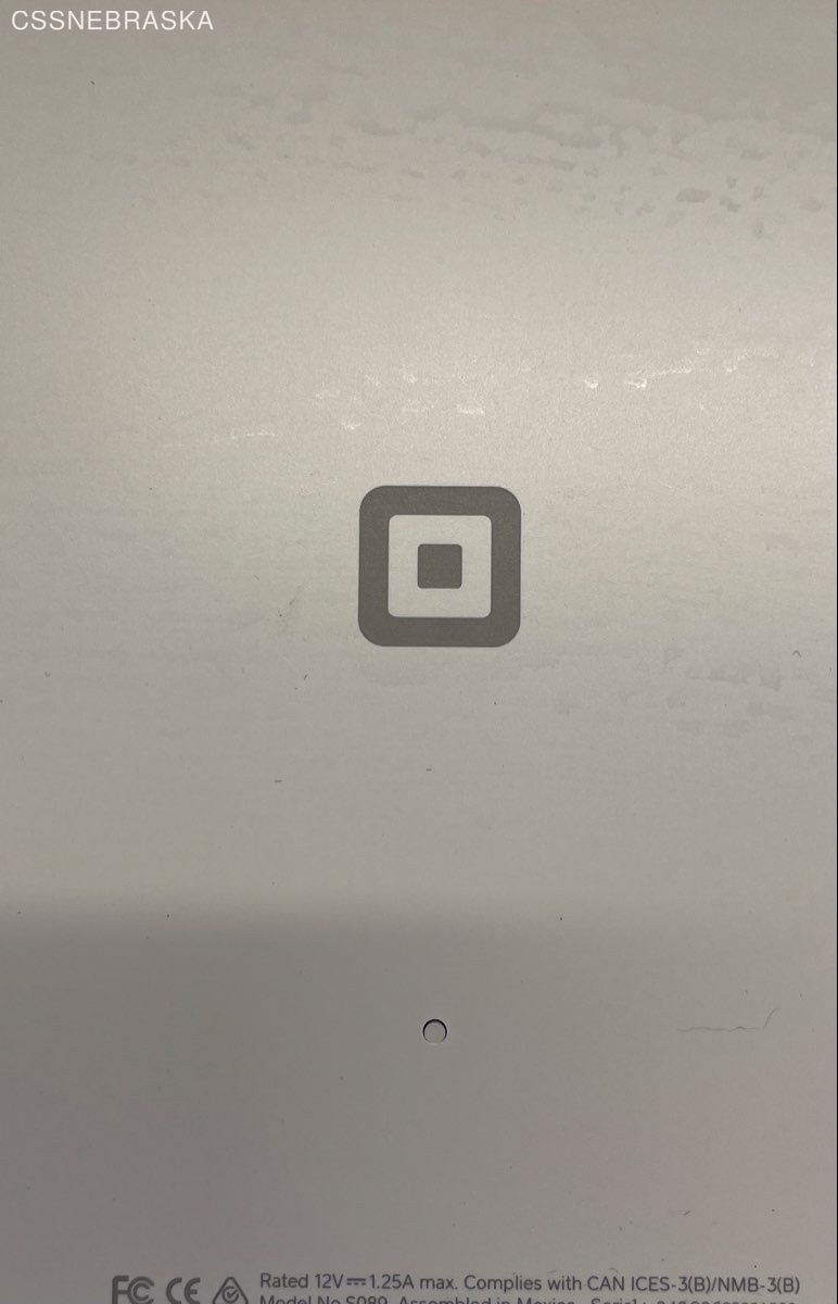 Square Stand S089 for iPad with Lightning Connector and Contactless Chip Reader