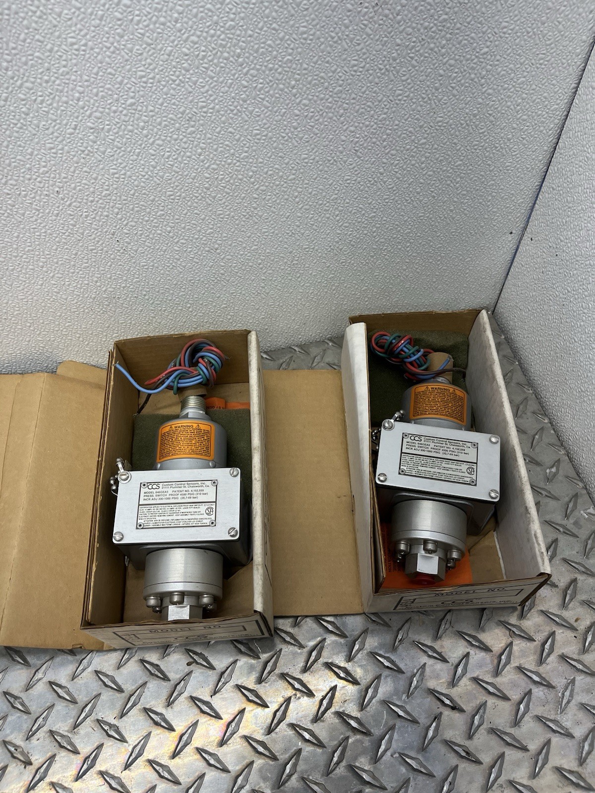CCS DUAL-SNAP Pressure Switch 300-1000 1/4" NPT Aluminum Port, Polyimide 646GEA5