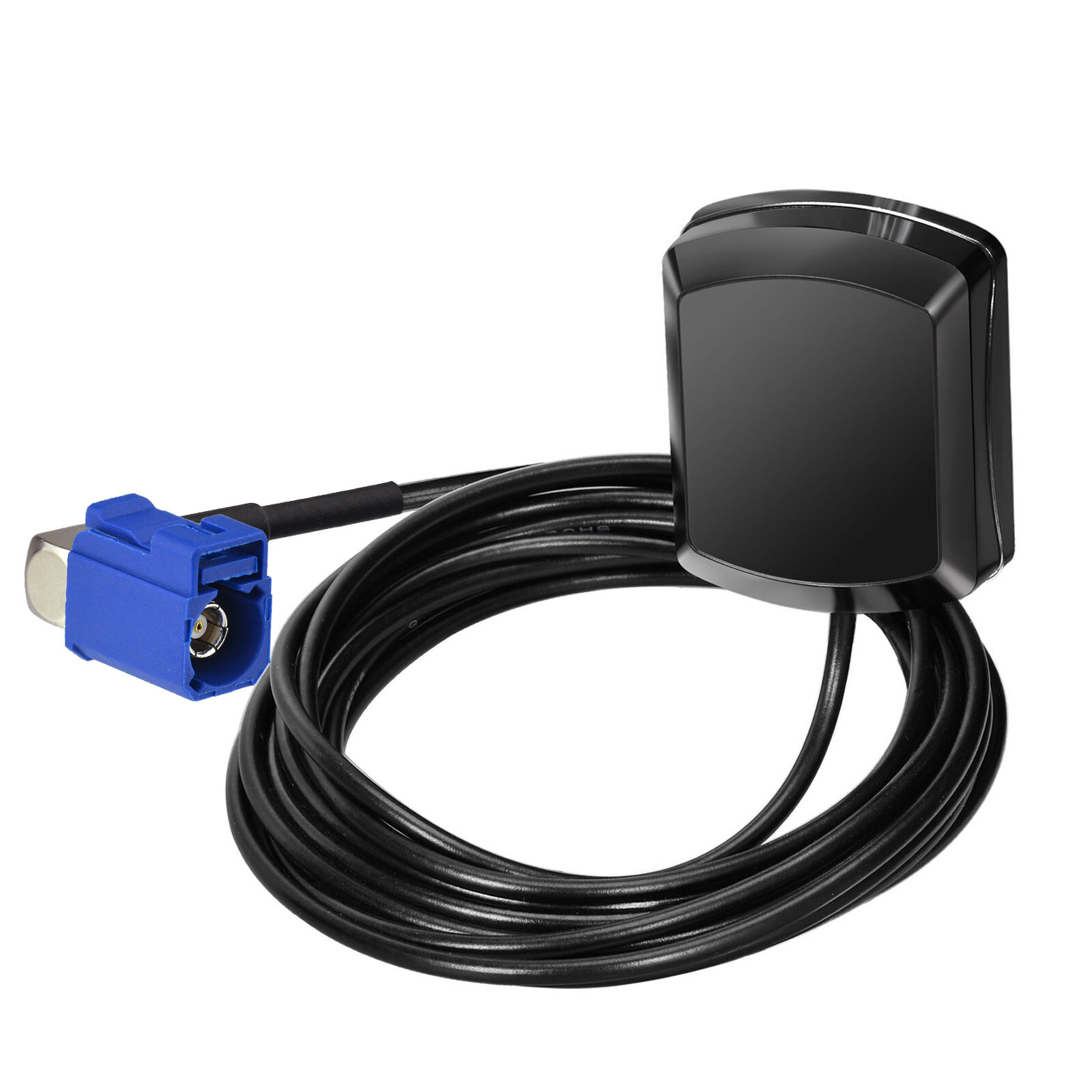 GPS Antenna Fakra Audi RNS-E MMI BMW CCC CIC NBT Blue Angle C Connector Aerial