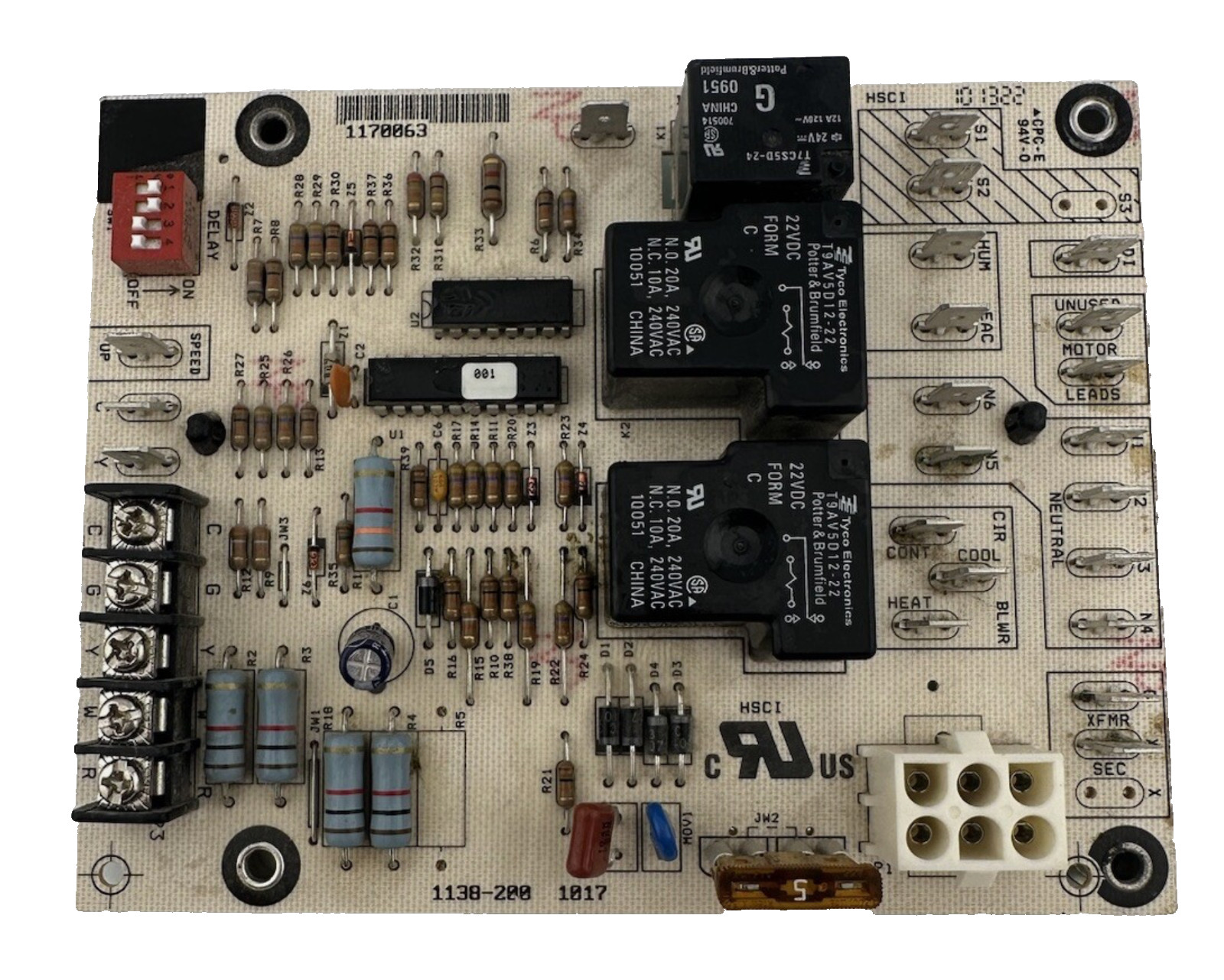 1170063 Furnace Control Circuit Board 1138-200