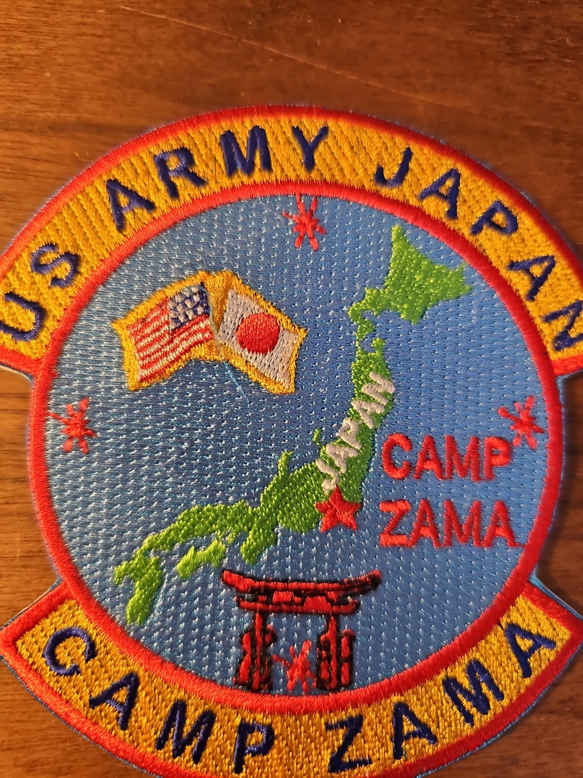 US ARMY POST PATCH, CAMP ZAMA, JAPAN Y