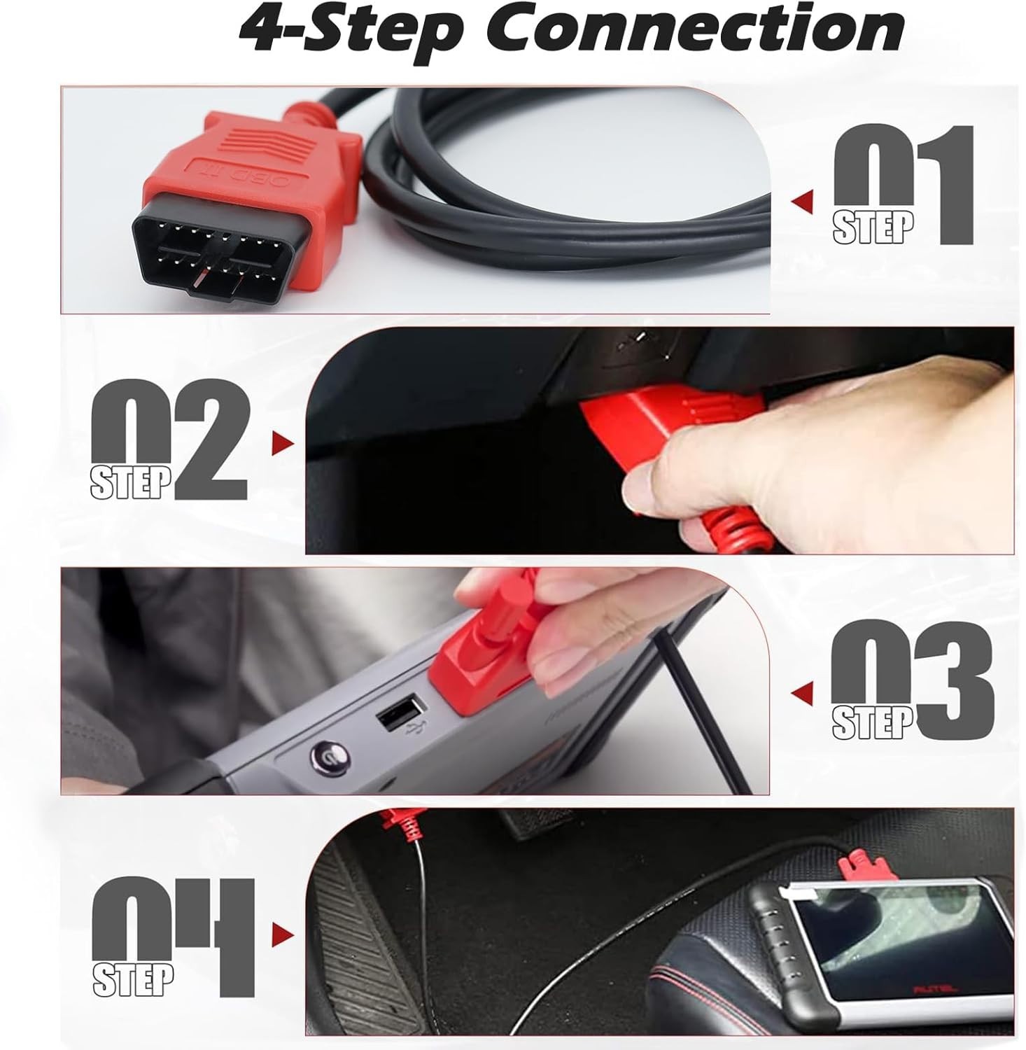 OBD2 to DB26 Main Test Cable for MaxiSys MS908PRO,MS905,J2534,MPM Scanner Tools