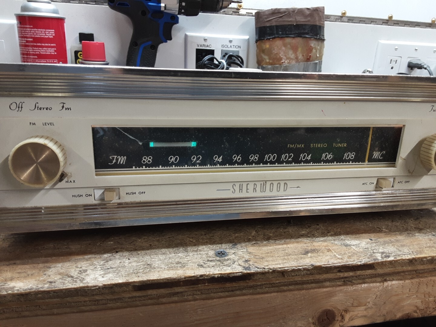 Sherwood S-3000III tube FM Stereo Tuner Vintage - for Parts or Repair