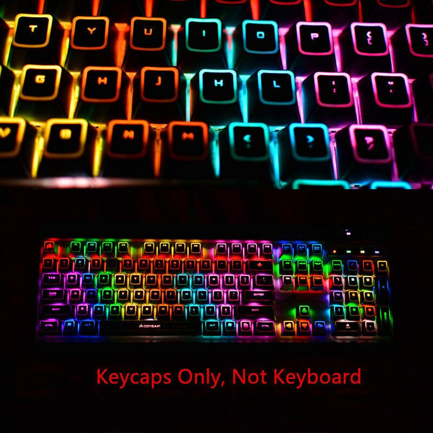 104 Keycaps ROG Backlit Keycap for Corsair K70 Lux K95 K65 K63 K68 K70 MK.2 K...