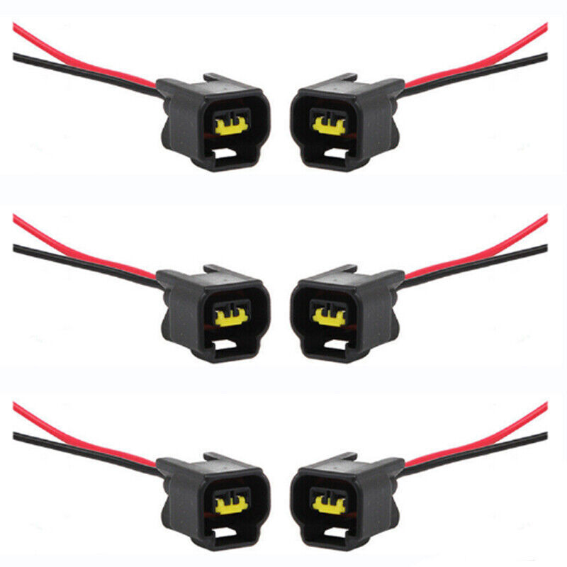 6PCS Ignition Coil Connector Pigtail Plug for Ford Escape Mercury Mariner 3.0 V6