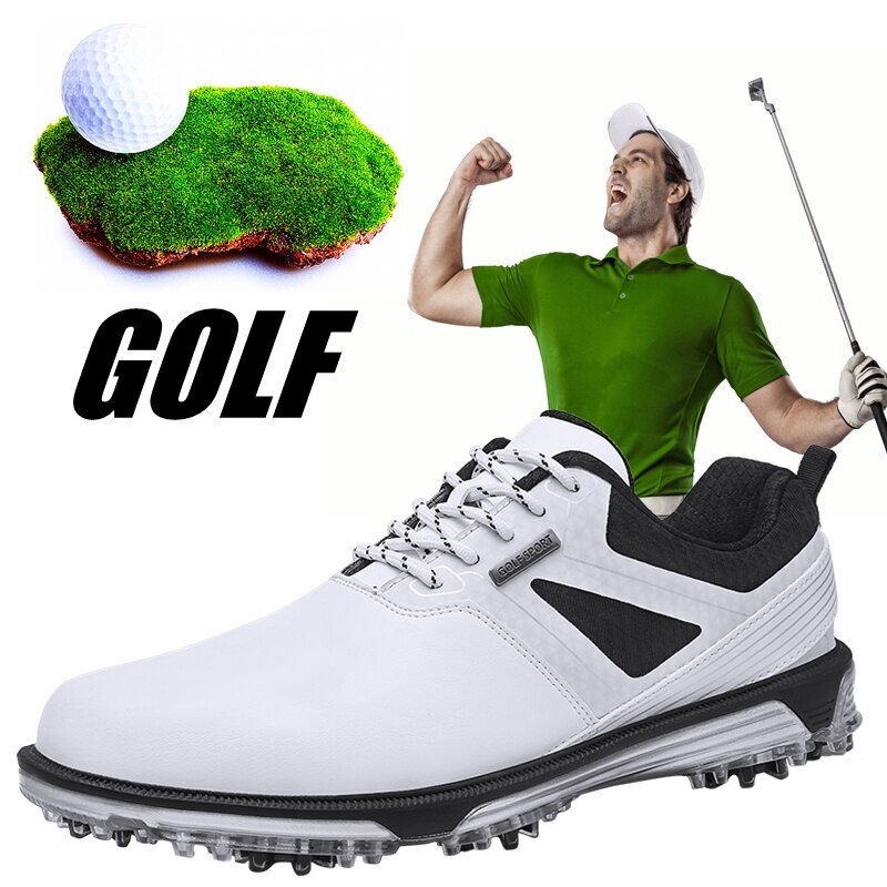 Men's Golf Shoes Waterproof Non-slip Golf Shoes Outdoor Golf Training Shoes