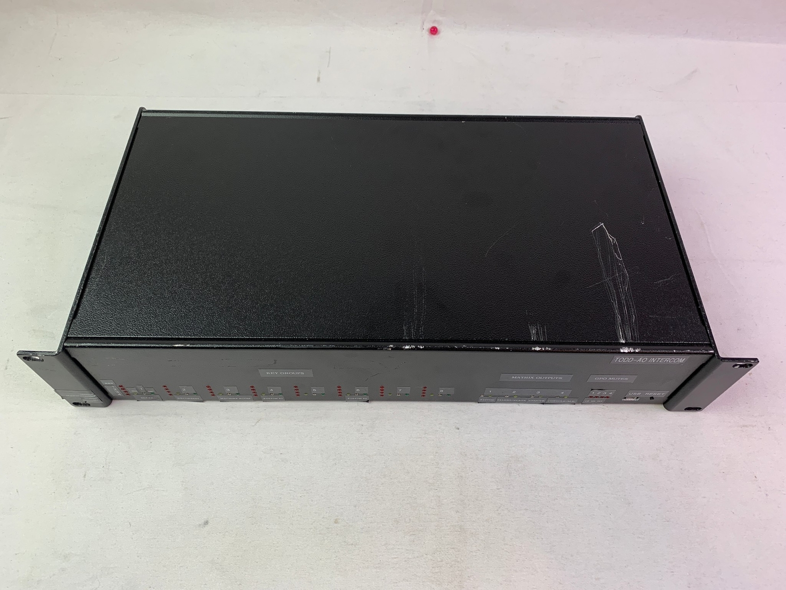 TODD-A0 Intercom Editor Talent Stage Console Remote Matrix Outputs GPO Mutes