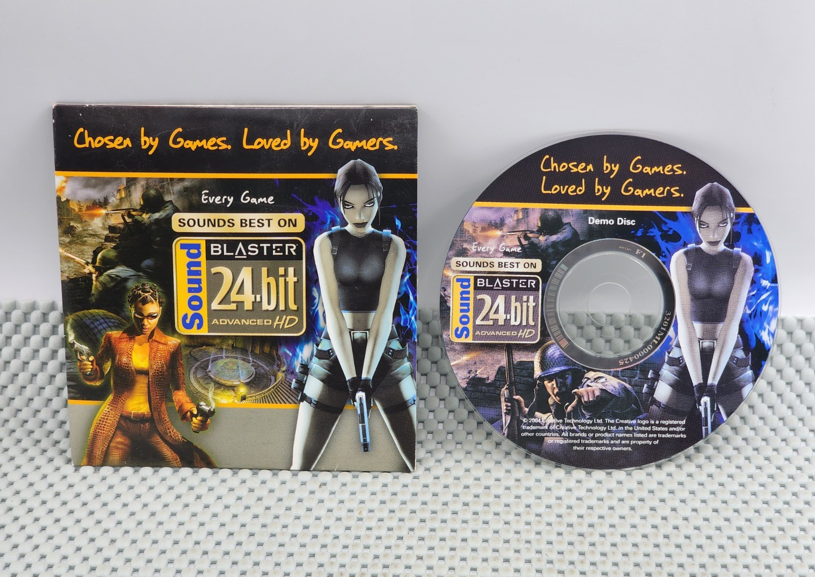 Creative Sound Blaster Demo Disc CD 24-Bit Advanced HD Loved By Gamers
