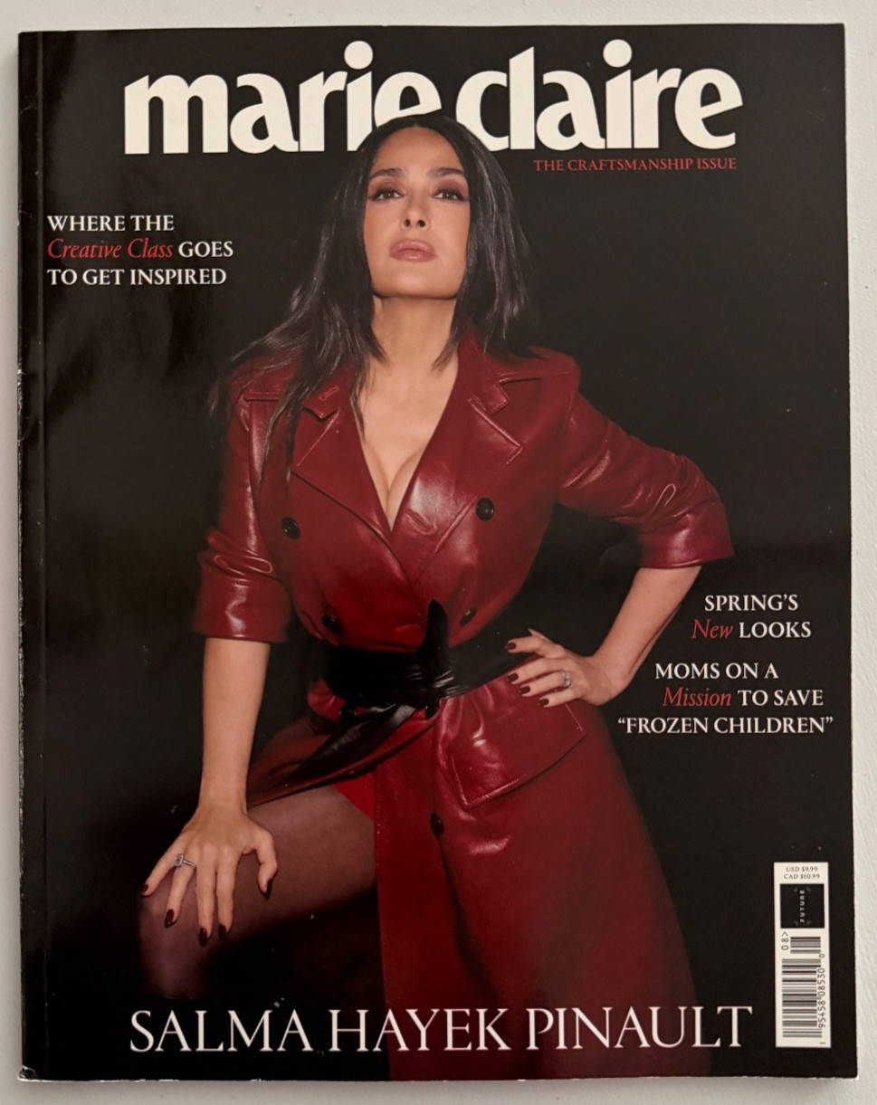 Marie Claire Magazine- August 2025- Salma Hayek Pinault