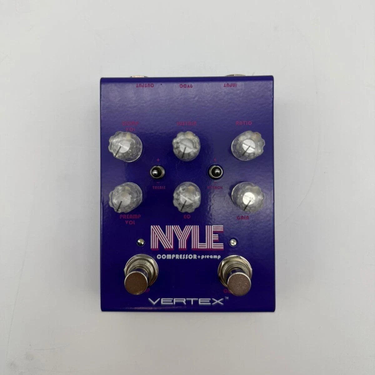 Vertex Nyle Compressor+ Preamp Effects Pedal