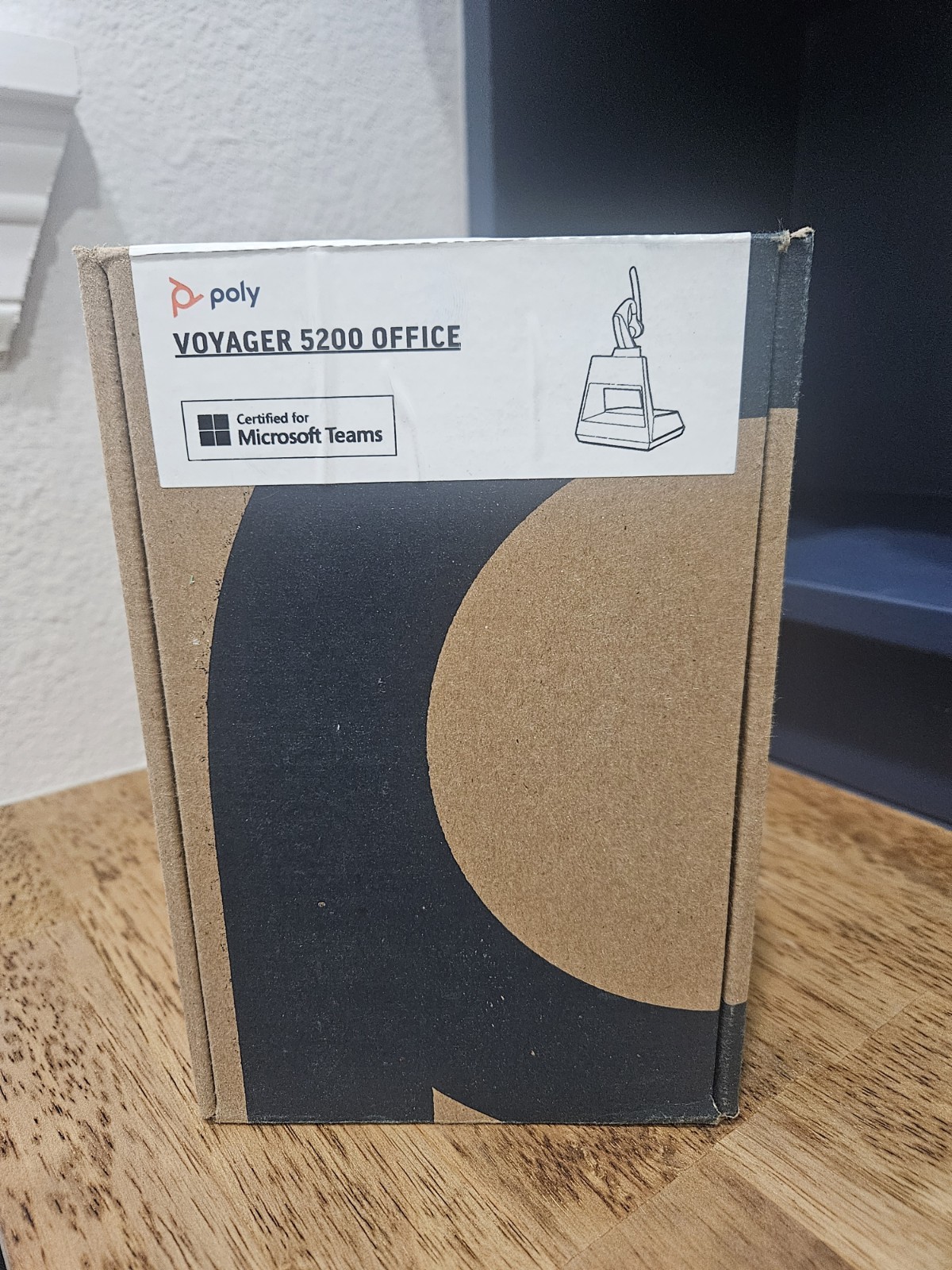POLY Voyager 5200 Office Bluetooth Headset Microsoft Team CB52322-M CD Open Box