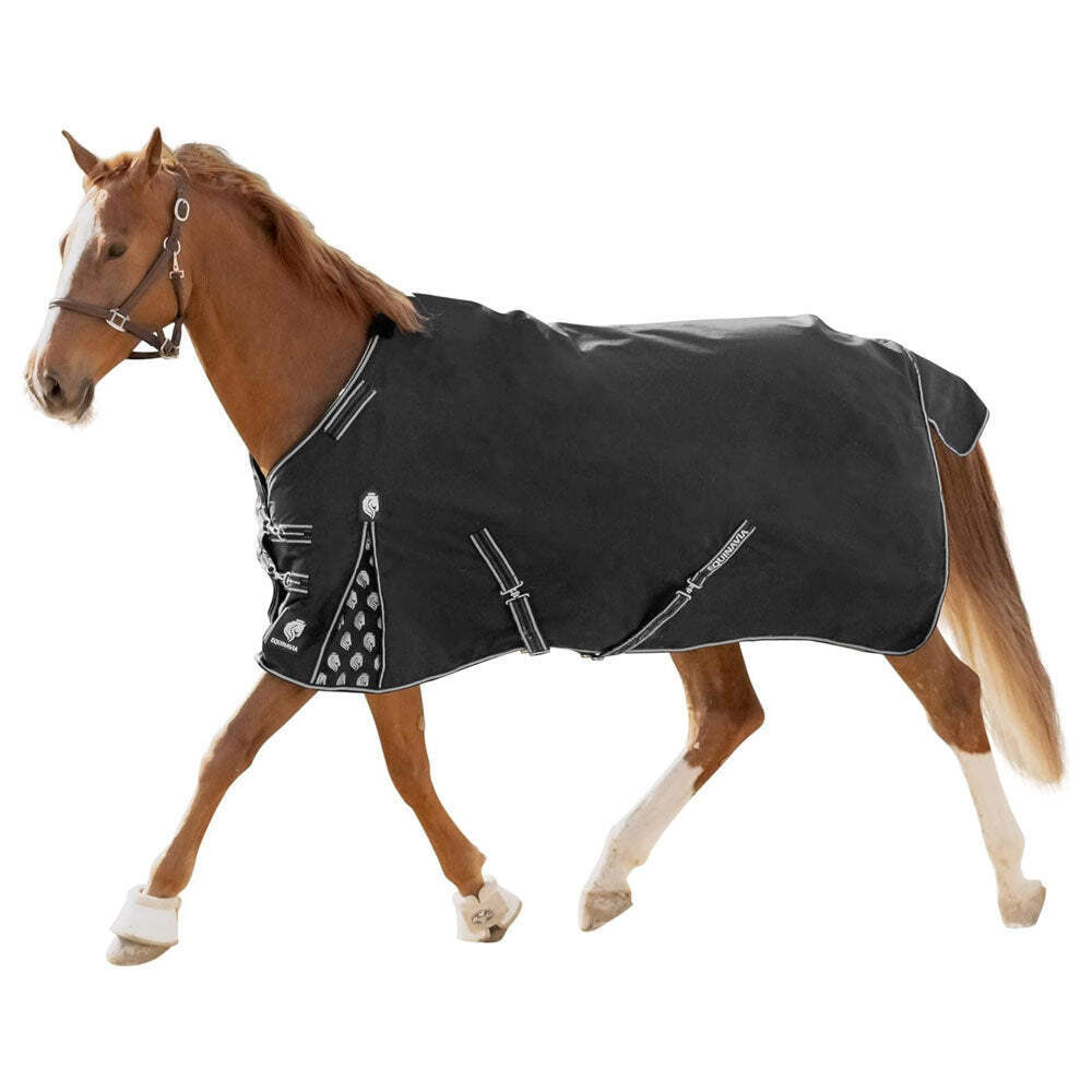 E24004-BL Equinavia Norse Mid Weight Turnout Blanket 200g - Black NEW