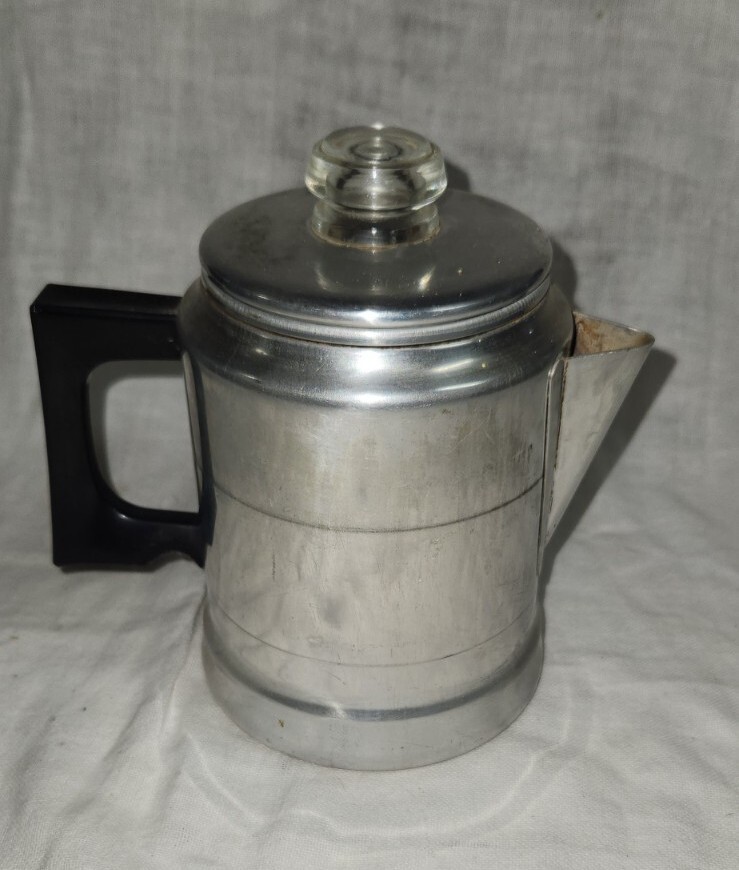 Vintage Comet Percolator Coffee Maker Aluminum USA Made Popular