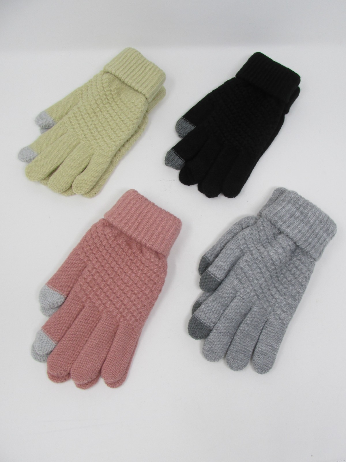 LADIES GLOVE COLLECTION 4 PAIR SET OF ASSORTED COLORS