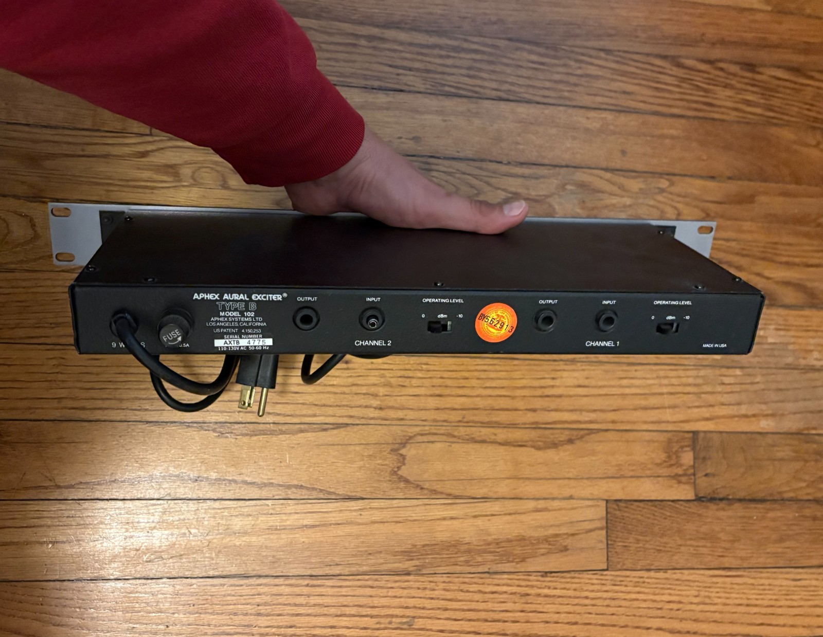 Aphex Aural Exciter Type B Model 102 2-Channel Rack Mount