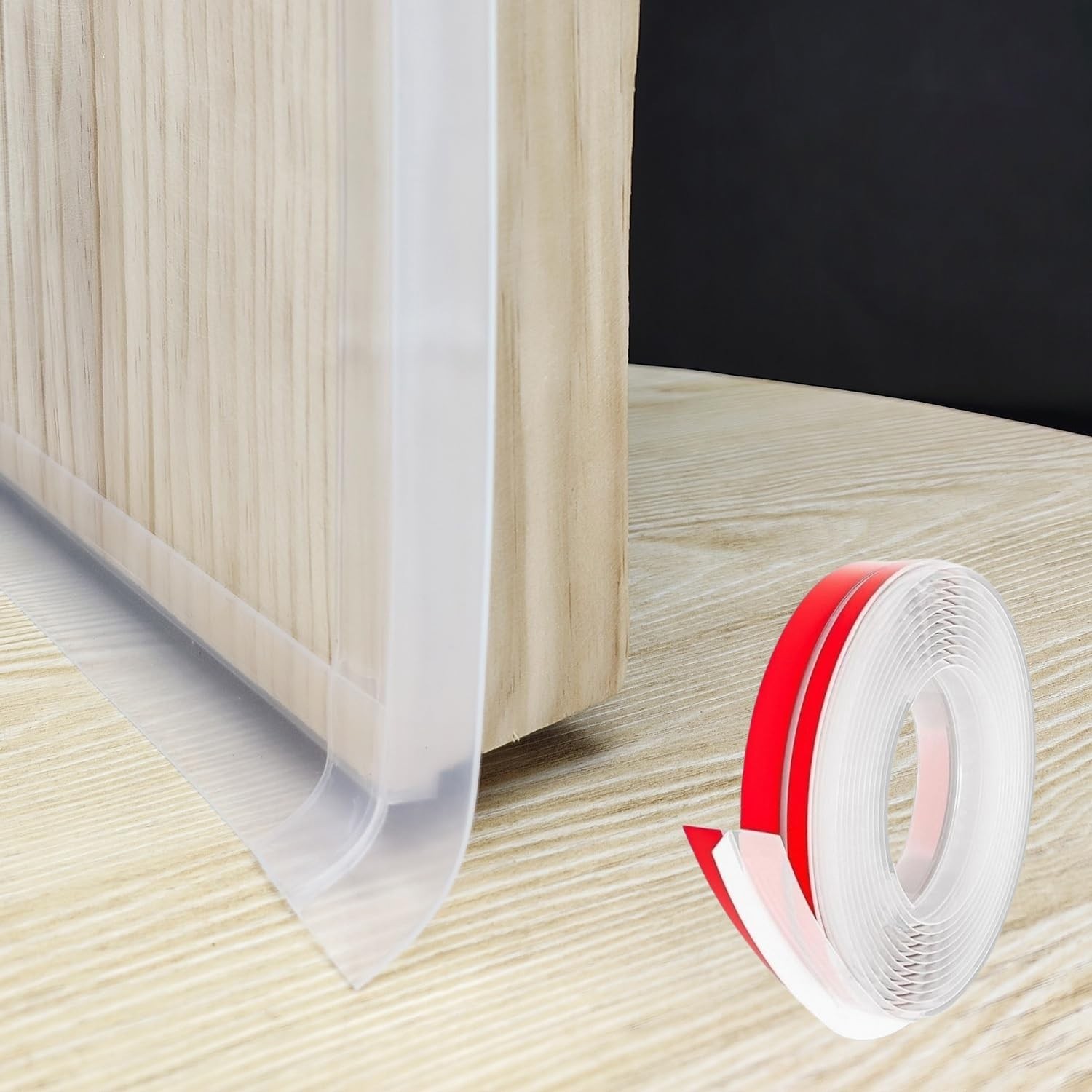 T Shape Door Seal Strip for Door & Windows Gaps，Draft Stopper Bottom Swee