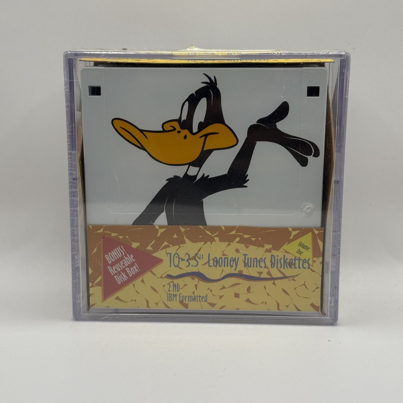 NOS Vintage Fellowes Looney Tunes 10-Diskette Pack 3.5"