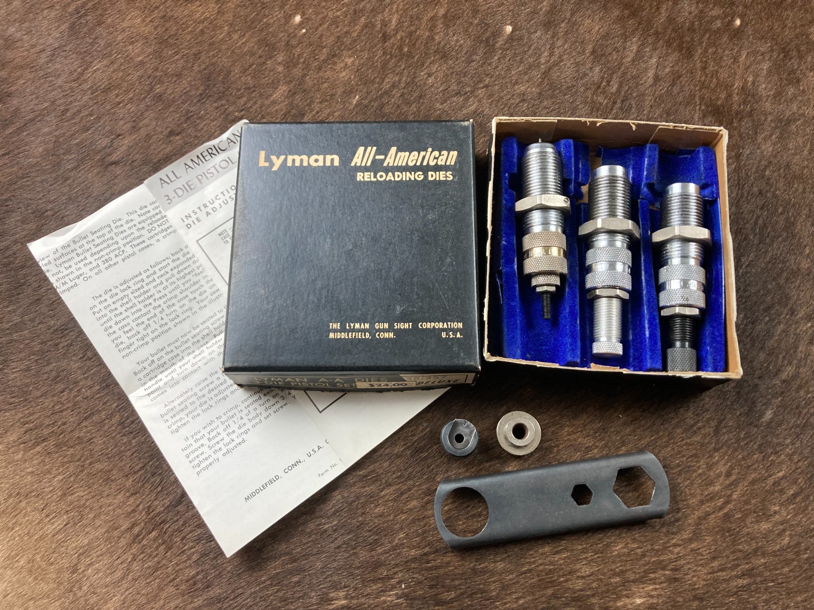 Lyman All American .38 SPL / .357 MAG Deluxe 3 Die Set & Box Reloading
