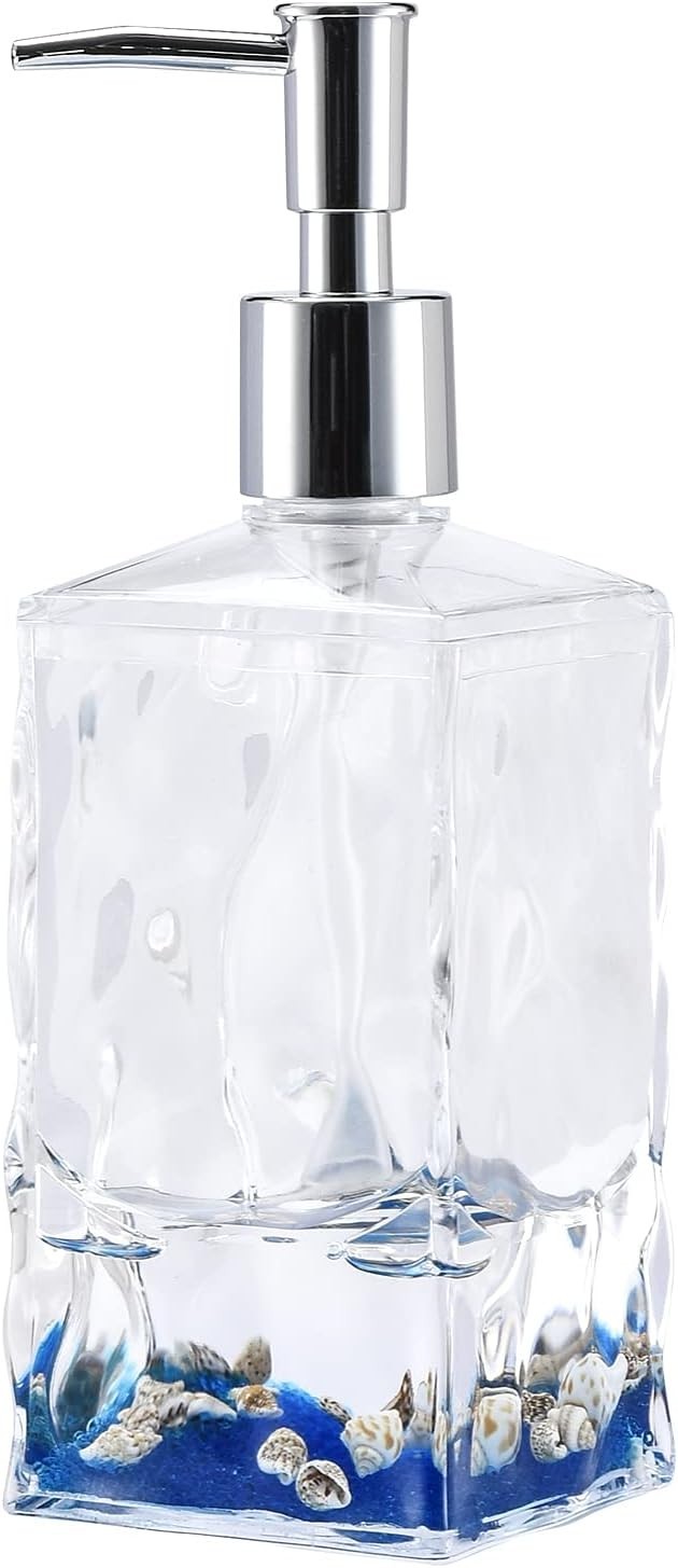 Shell Bathroom Accessory Set - 4 Piece Acrylic