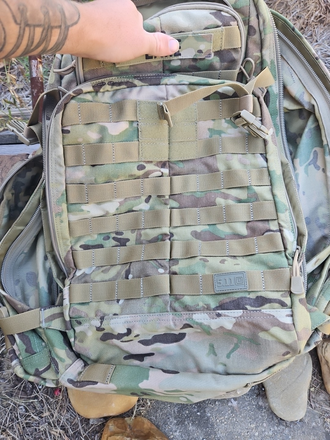 5.11 Tactical Rush 72 2.0 Backpack 55L Multicam OCP #56956 Excellent