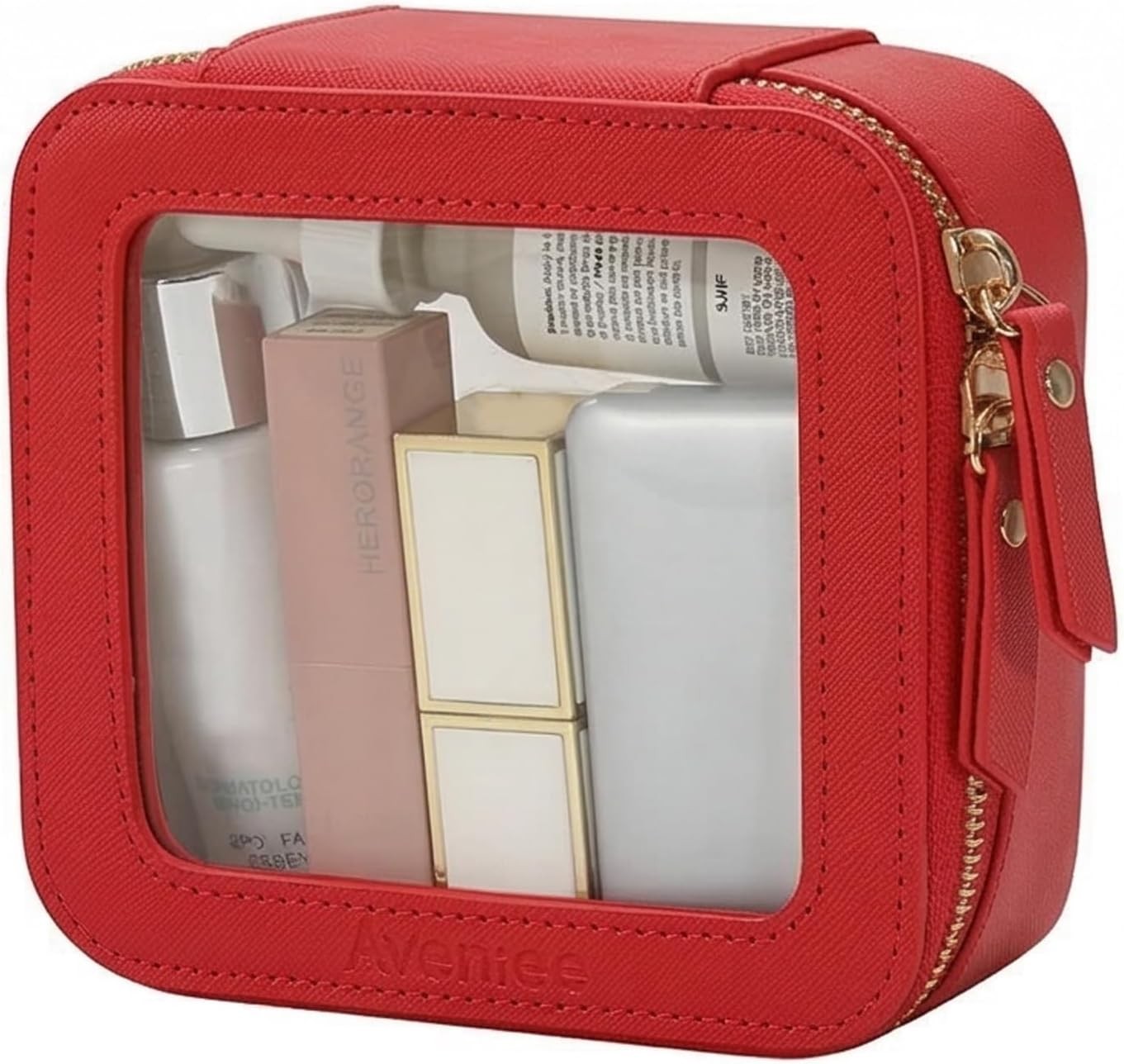 Mini Clear Makeup Bag, Small Cosmetic Bags Travel Toiletry Pouch