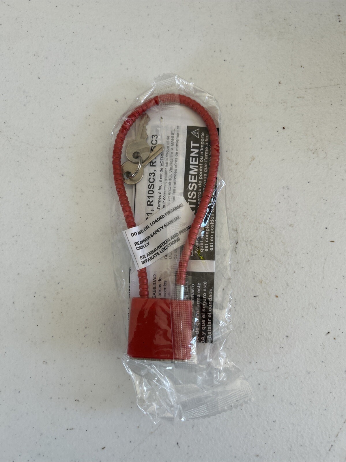Gun Safety Cable Locks Regal, R10SC1 , R11SC3, R10SC3  Child safe (No Key)