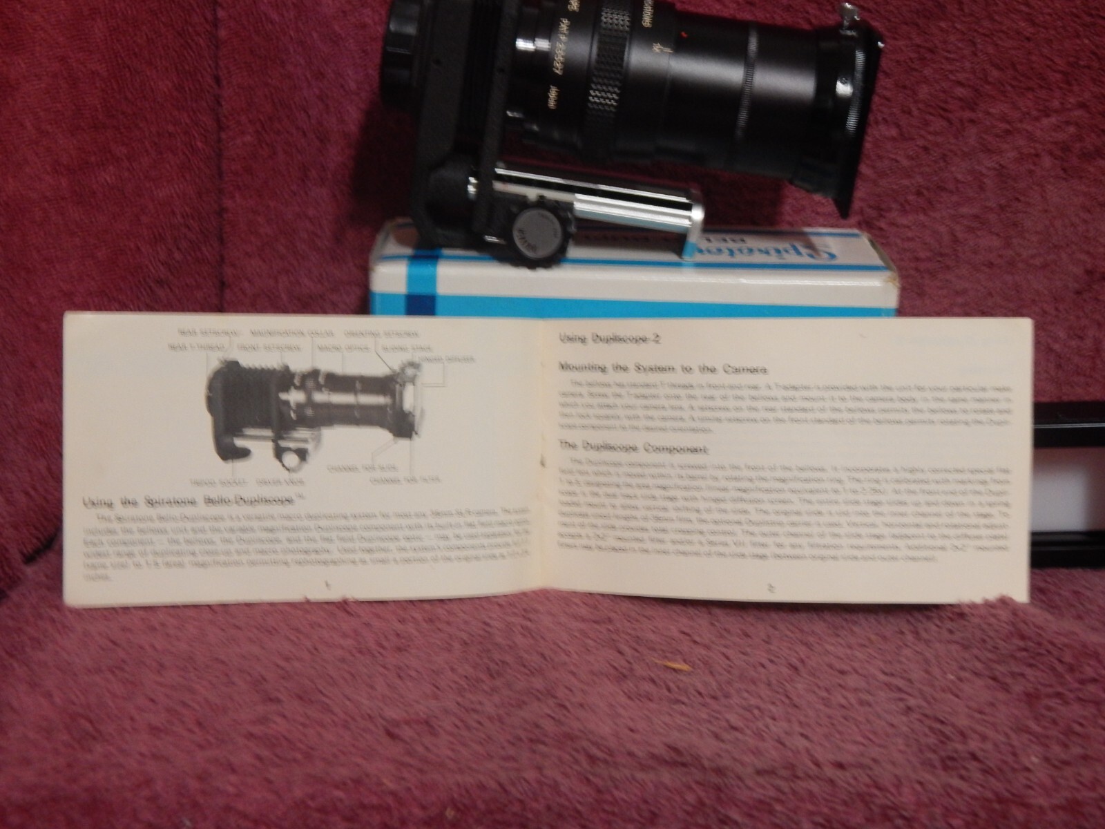 Spiratone Bellow-Dupliscope 518093 with Box & Manual