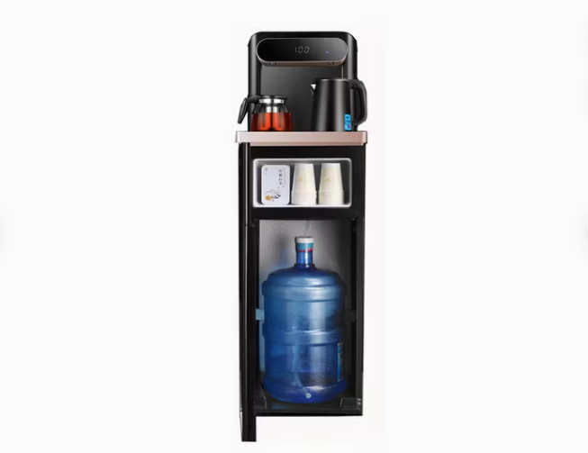 Gold Bottom Loading Hot and Room Temperature Water Dispenser Tea Bar Machine