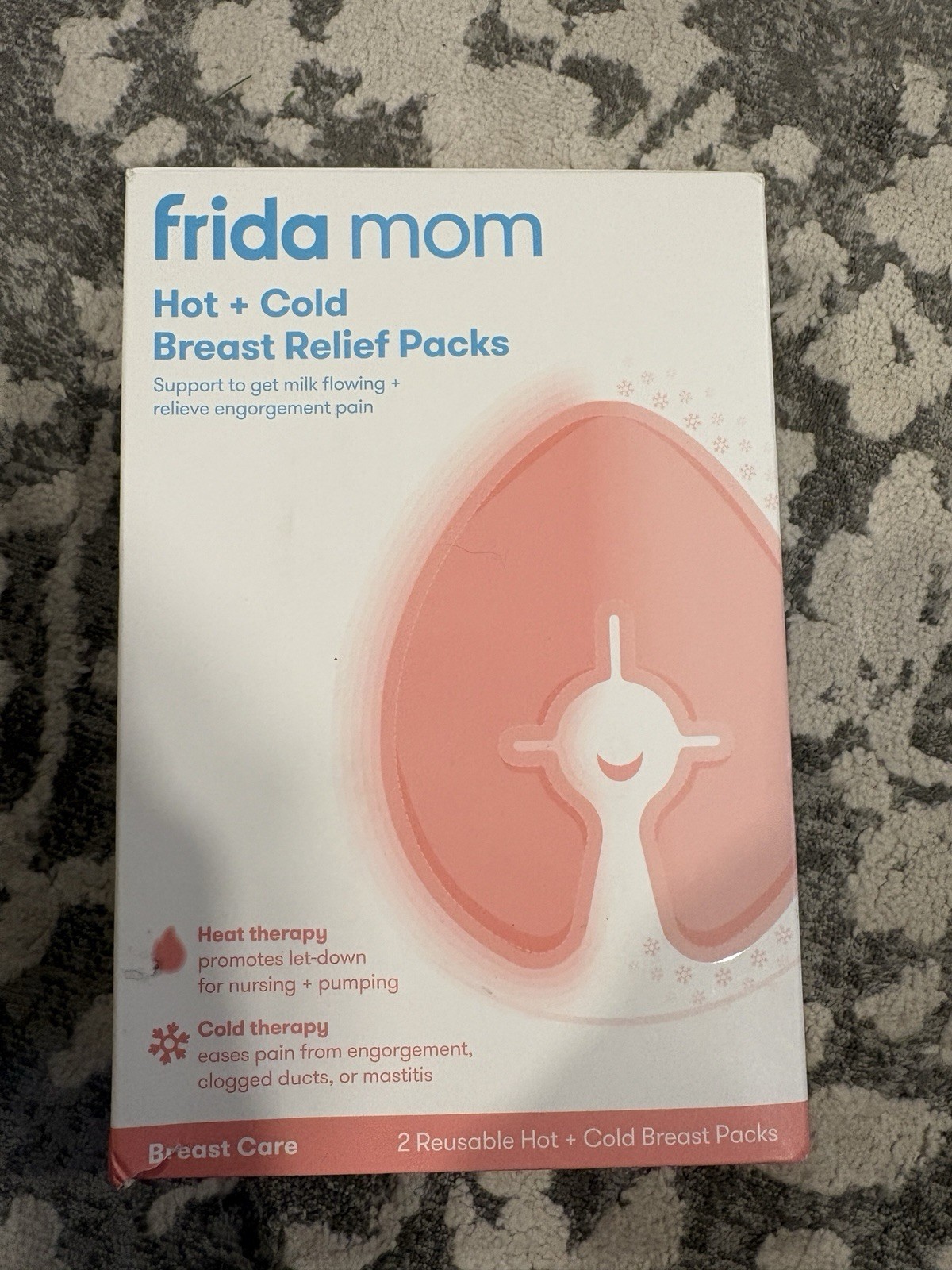Frida Mom Hot And Cold Breast Relief Packs, Open Box Never Used