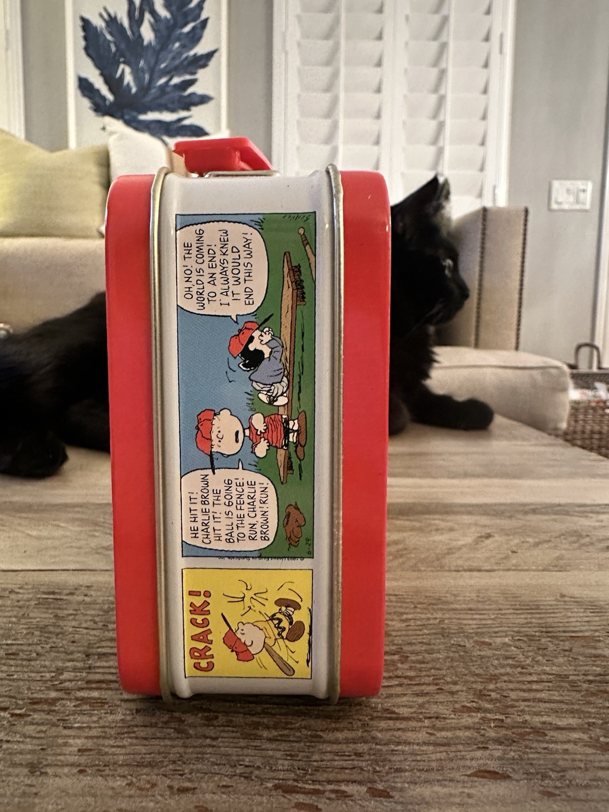 Peanuts Mini Lunchbox Baseball Charlie Brown, Snoopy, Schroeder, Lucy