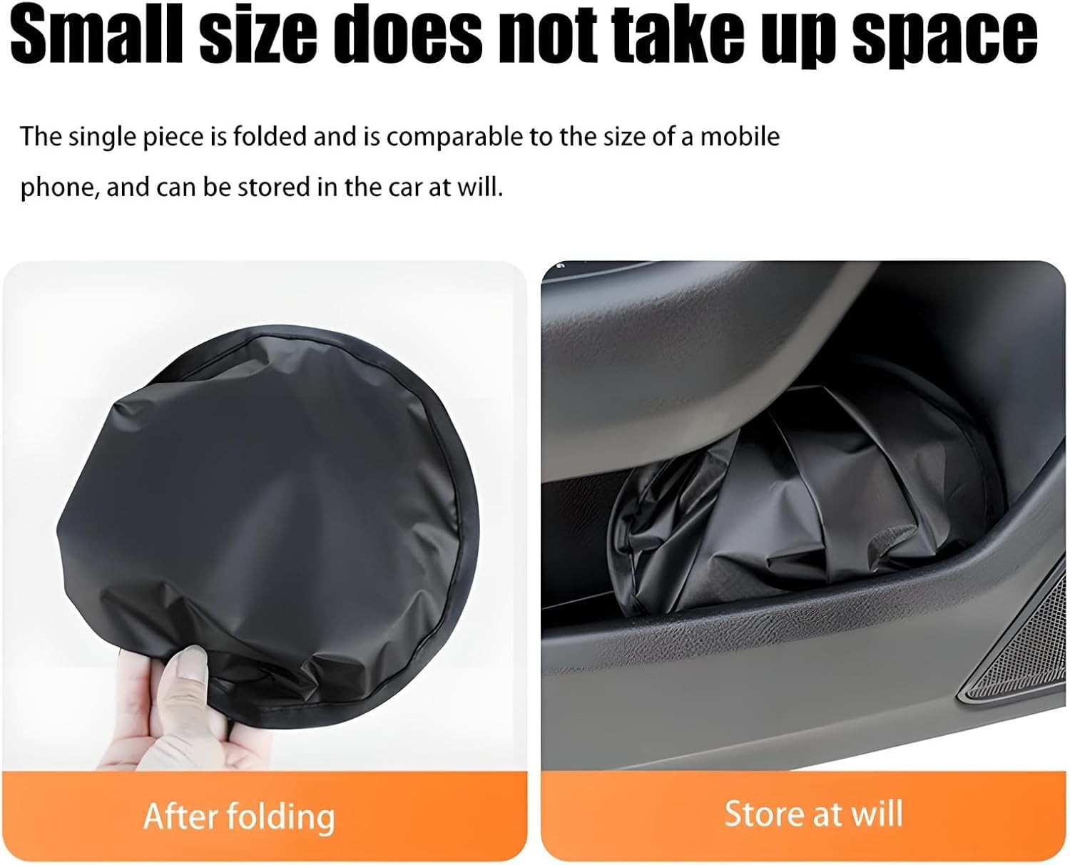2Pcs Car Side Window Sun Shade Static Cling UV Blocker Visor Extender For Ford