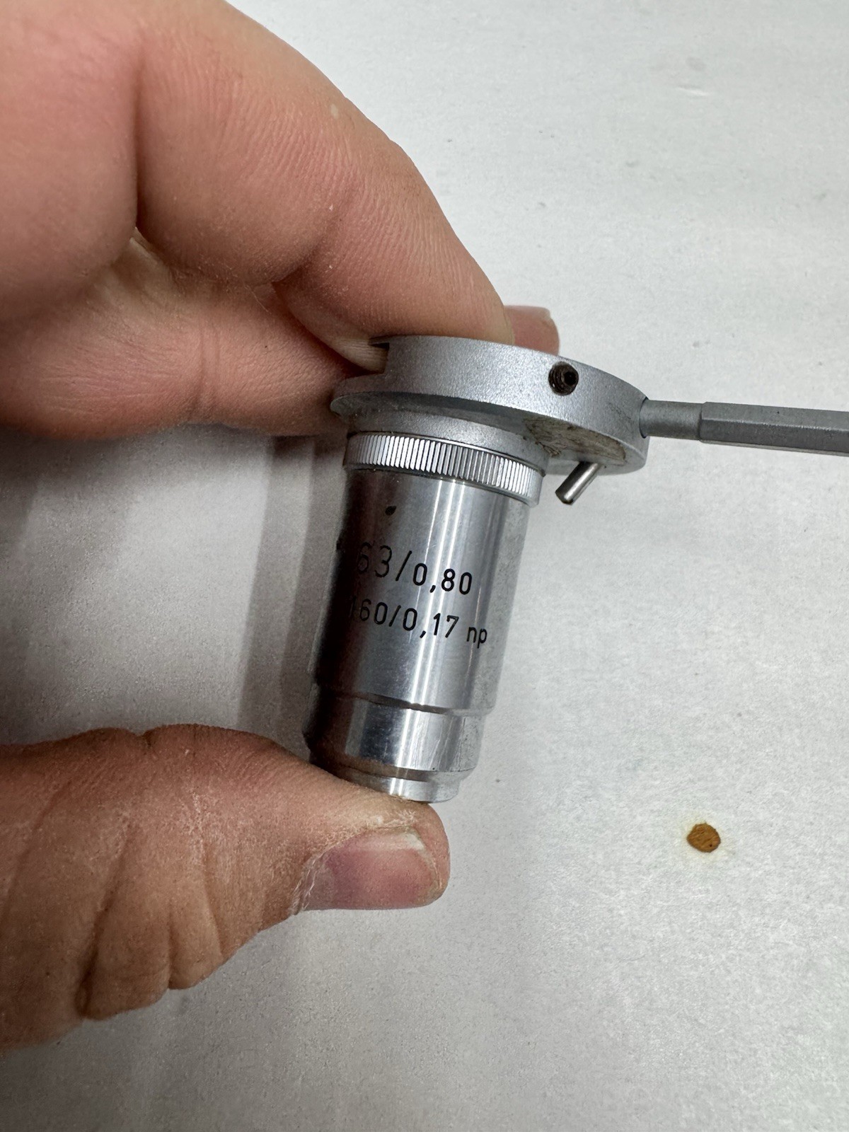 simpson reichert austria objective for microscope 389820 63/0,80