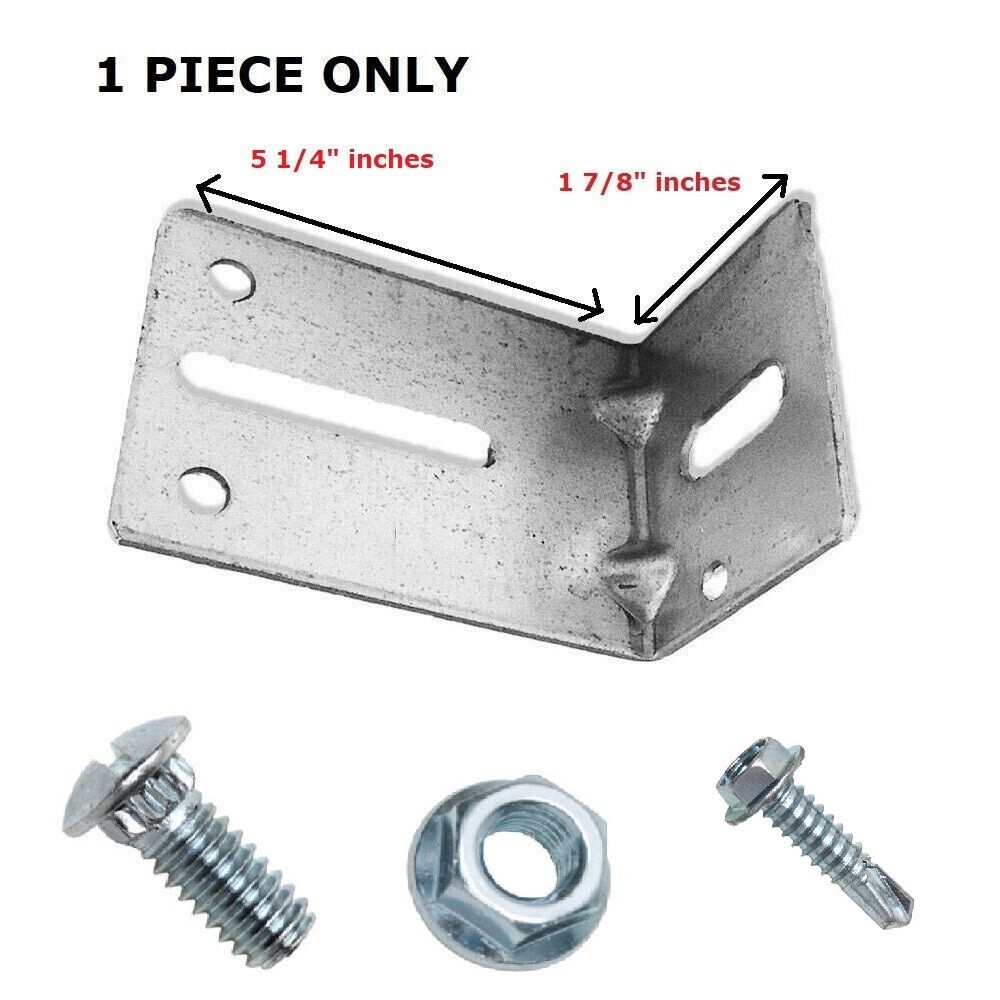 Garage Doors JB-13 Track Jamb Bracket #13, 1 7/8" x 5 1/4" Vertical Track
