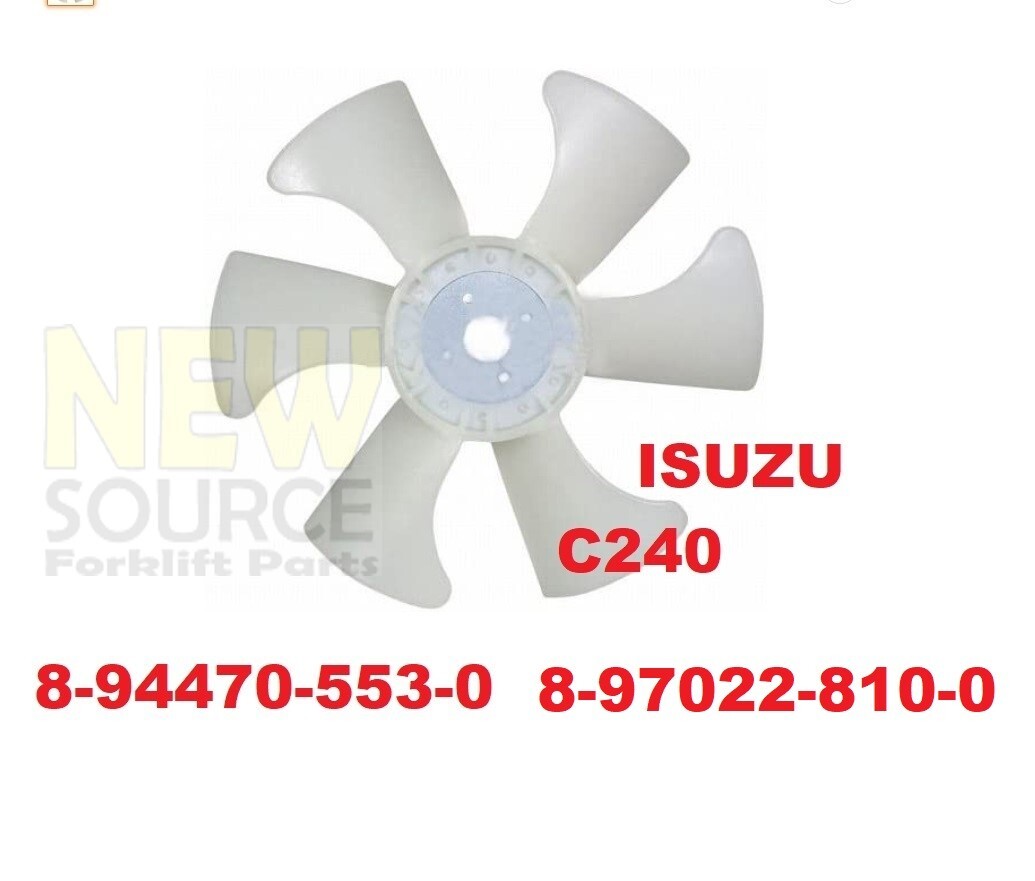 ISUZU C240 NISSAN TD27 8-94470-553-0 8-97022-810-0 RADIATOR FAN HR073