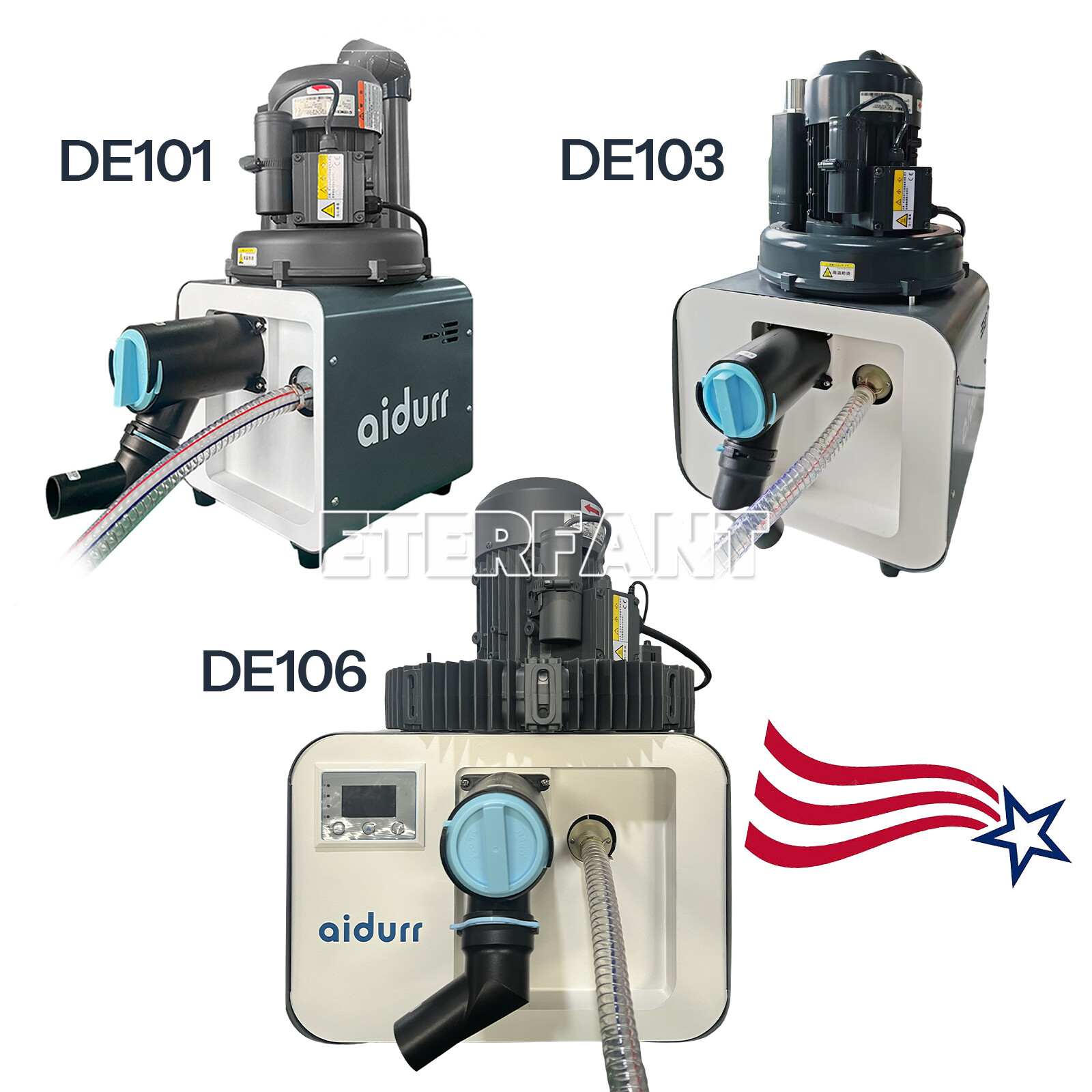 Dental Electric Suction Machine Vacuum System Semi-Dry Type DE101/ DE103/ DE106
