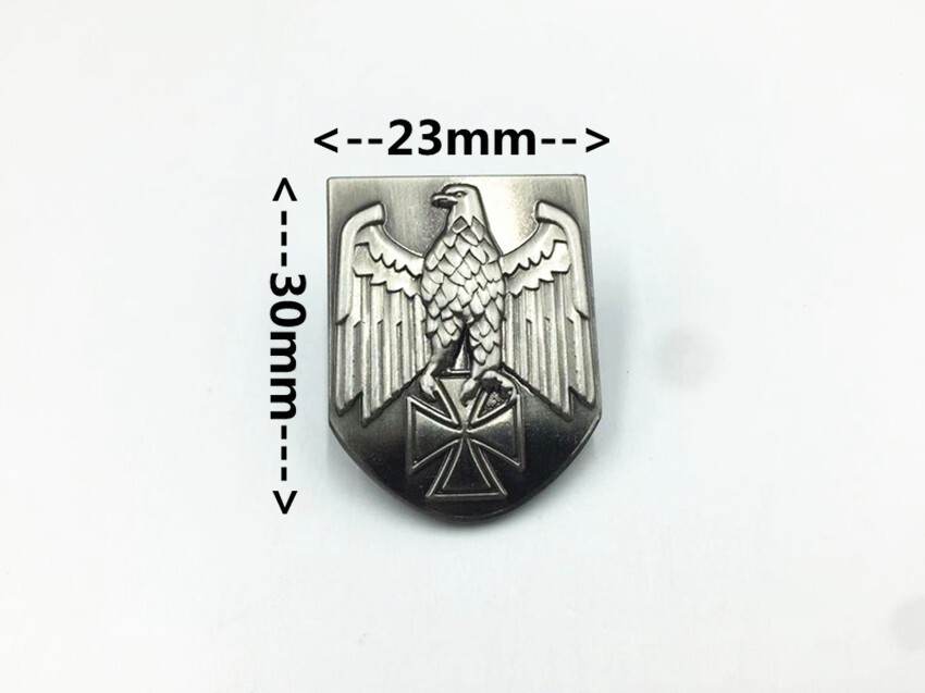Iron Cross Sword Shield Enamel Pins WW2 German Military Brooches Eagle Badges