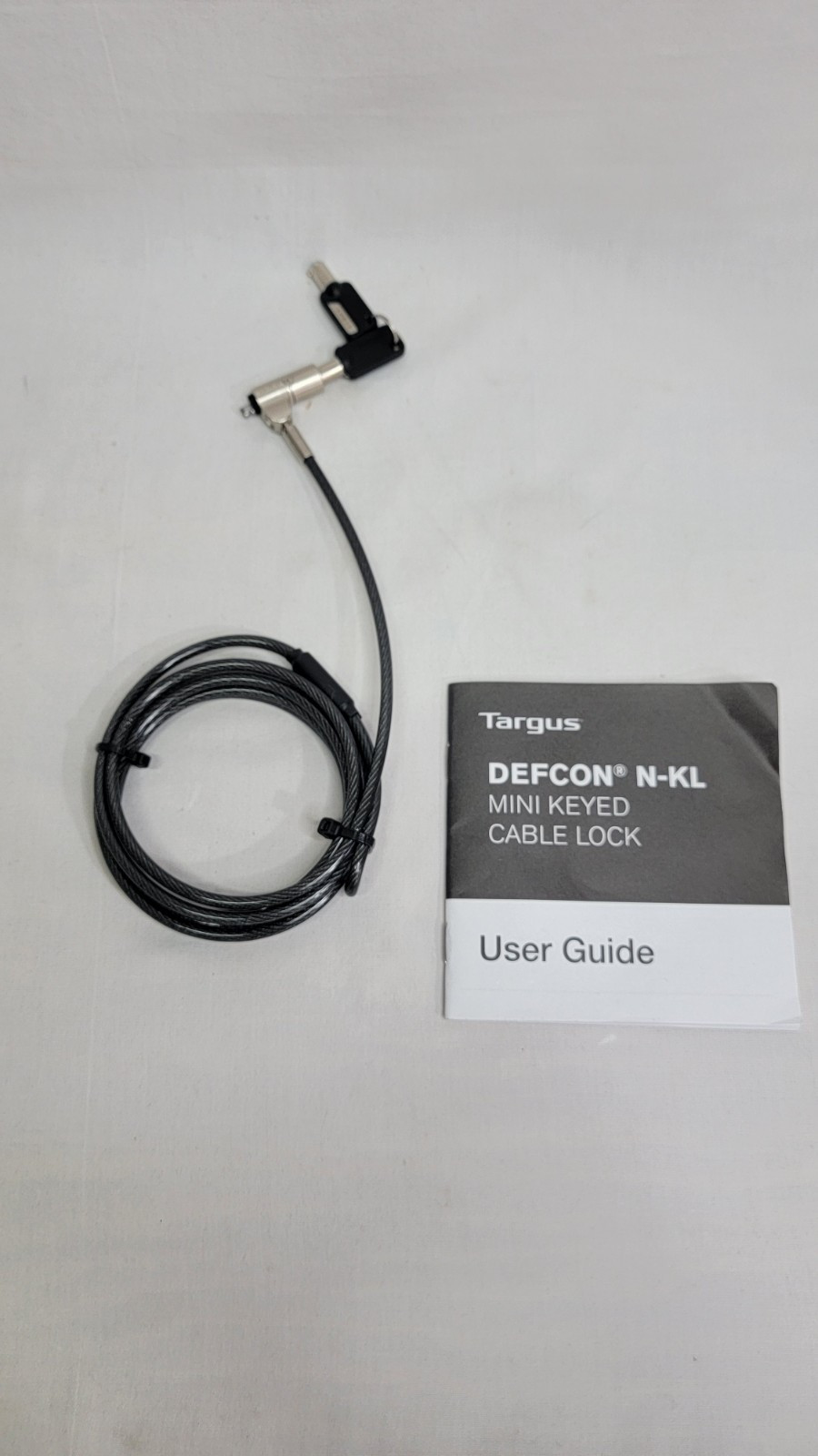 Targus DEFCON Trapezoid Keyed Cable Lock ASP65GLX