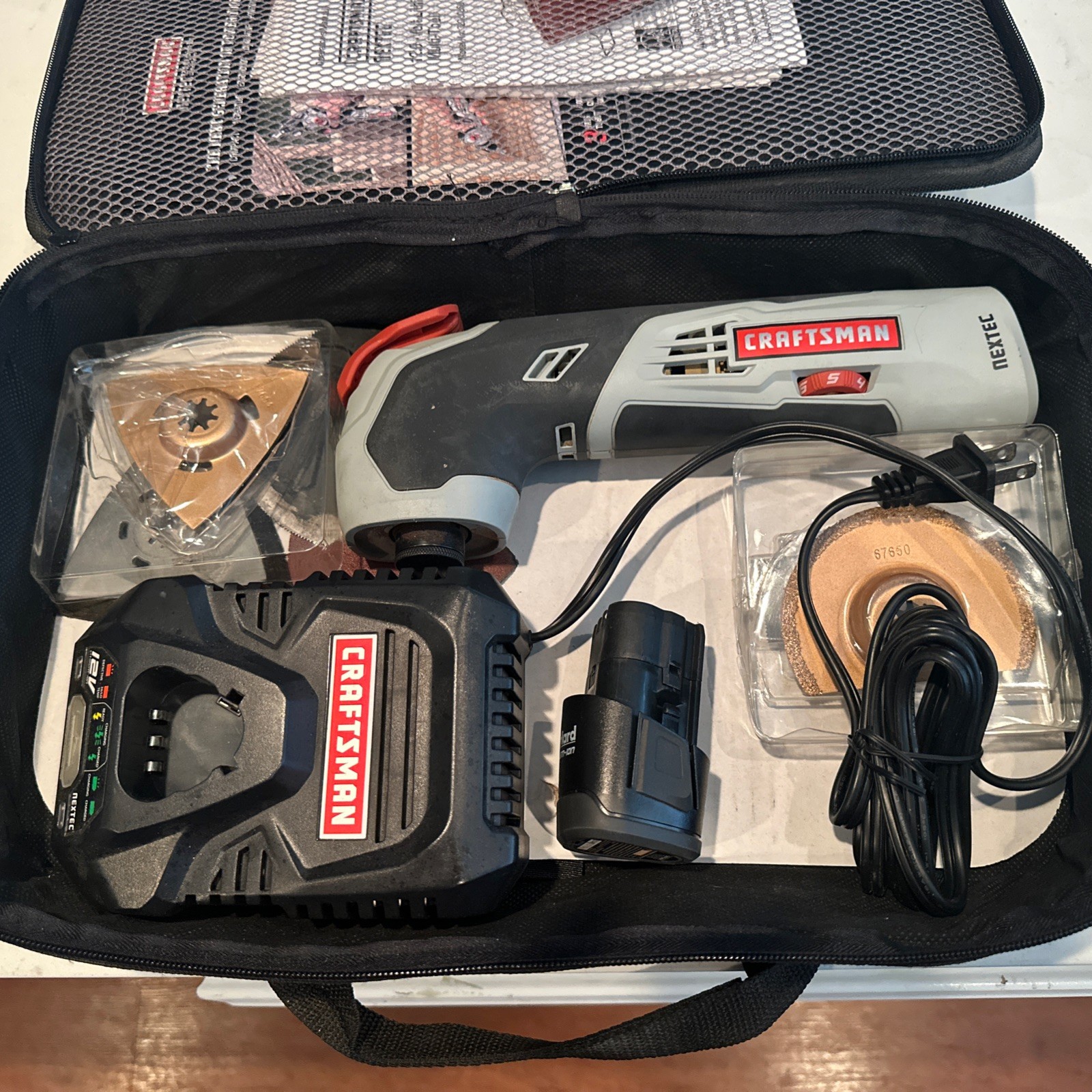 Craftsman Nextec 12-Volt Lithium-Ion Cordless Multi-Tool  w/Battery & Charger