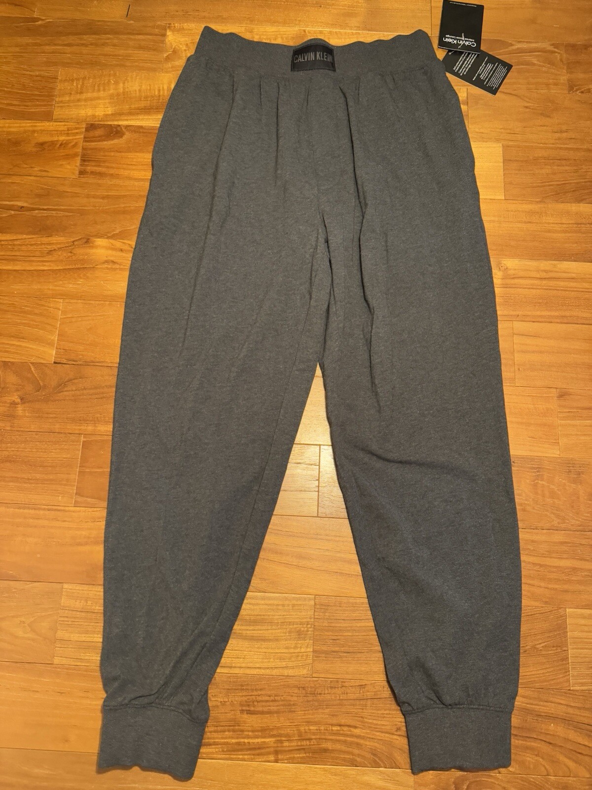 CALVIN KLEIN Long Pants Jogger In Charcoal Heather Size S