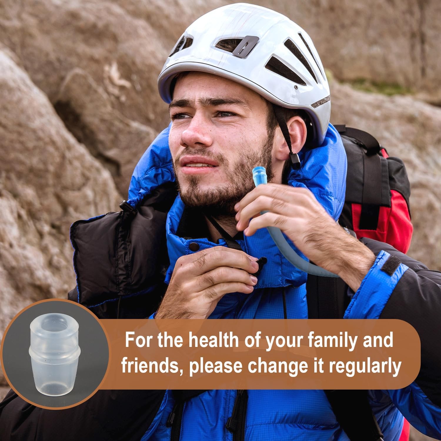 Osprey Hydration Pack Bite Valve Replacement Sheath Sil Valve Protector Cover