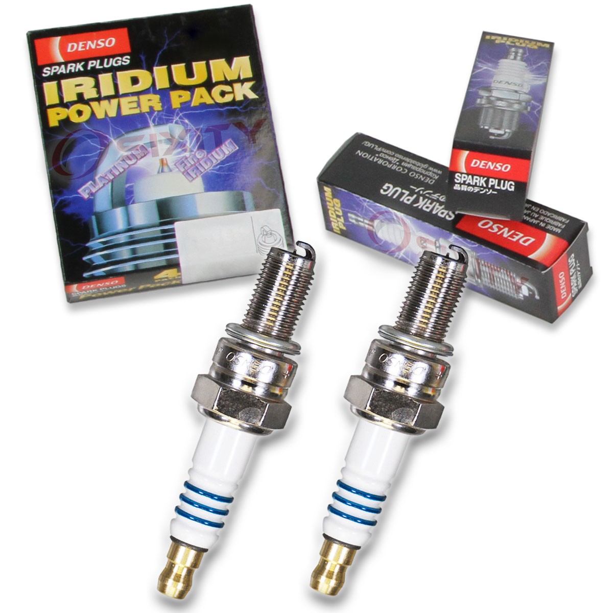 2 pc Denso Iridium Power Spark Plug for Kawasaki KVF650 Brute Force 4x4 au