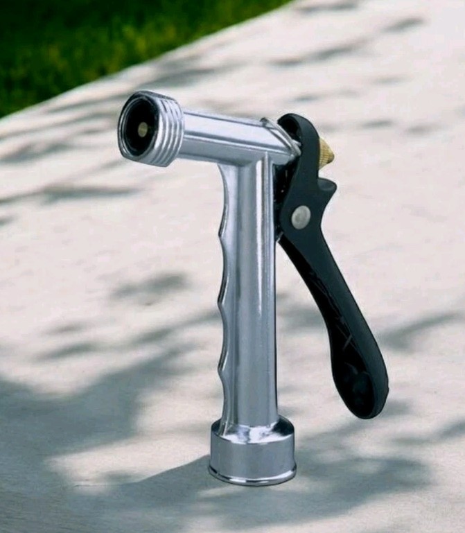 Orbit Deluxe Adjustable Jet Stream Metal Pistol GARDEN Hose Nozzle
