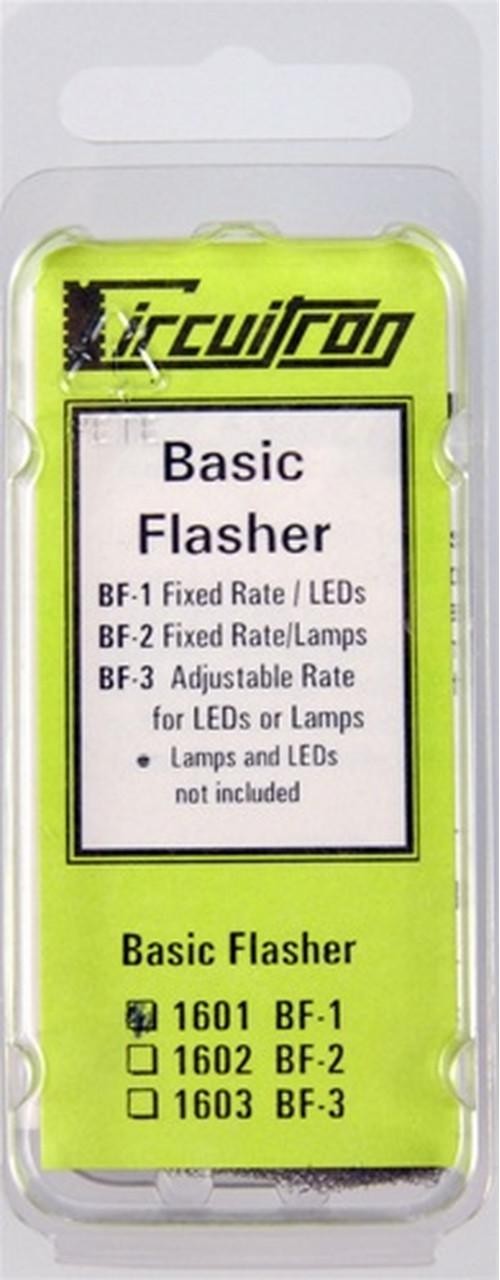 Circuitron ~ Alternating Flasher For LEDs or Lamps ~ Adjustable Rate BF-3 ~ 1603