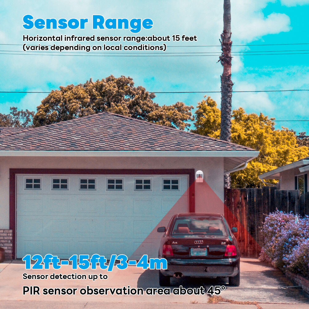 1000FT Wireless Motion Sensor System Driveway Alarm Alert Security Indoor