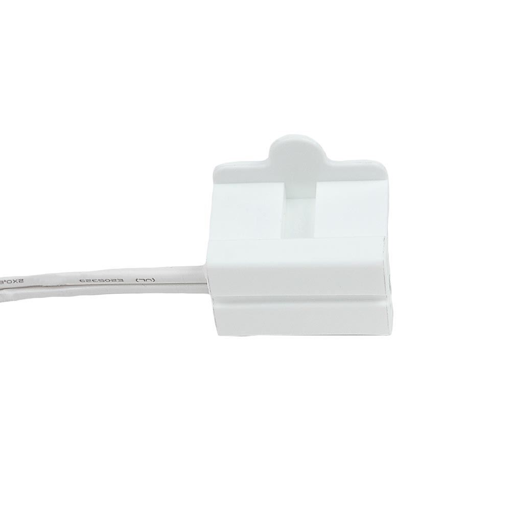 SPT-1 Male/Female Plug, Snap On Vampire Plugs, White, Polarized, 8 AMP