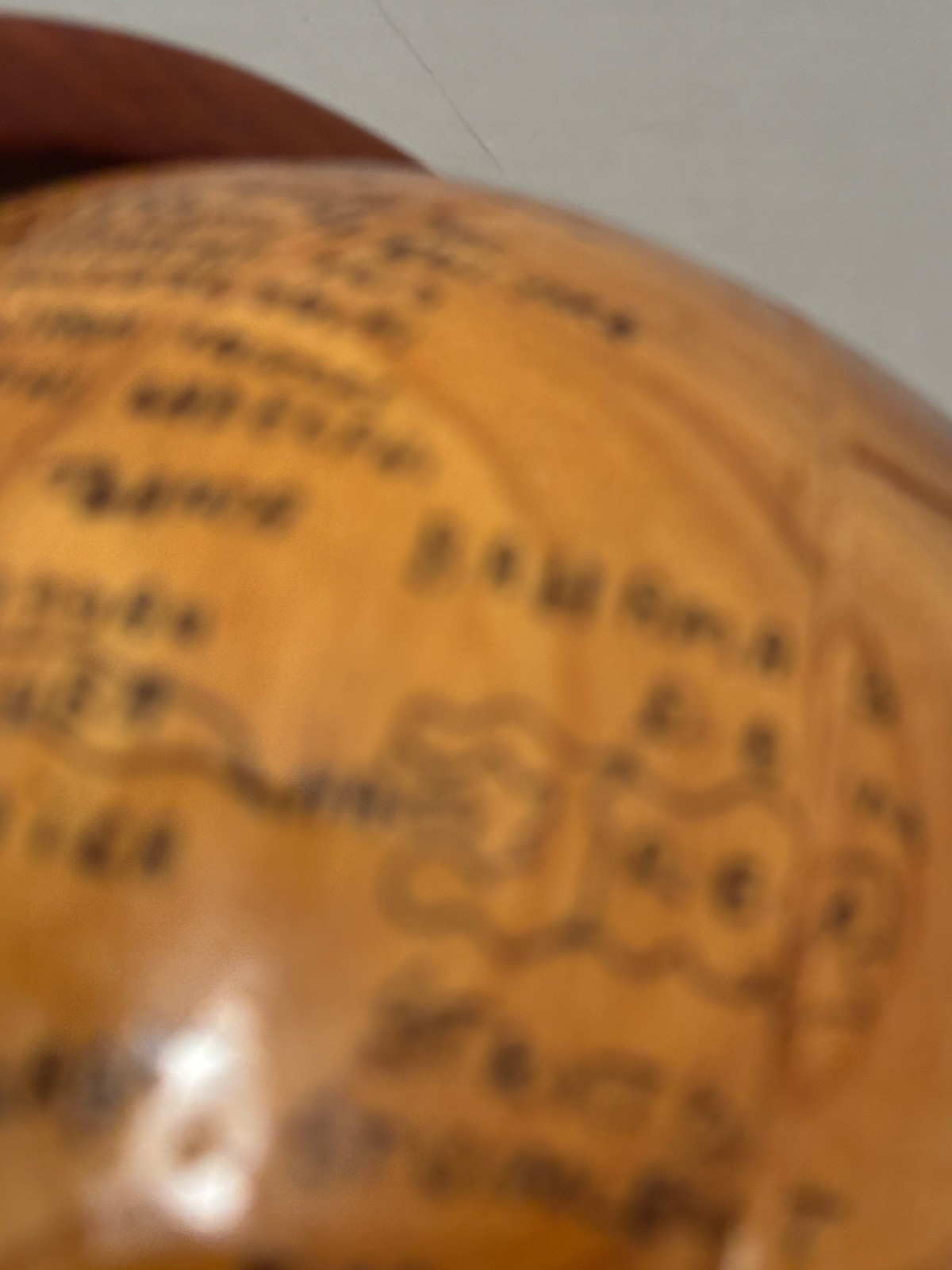 Handmade Rustic Terrestrial World Globe 14" Rotating Decorative